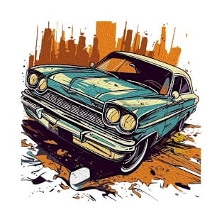 Classic 80’s comic book style car T-Shirt