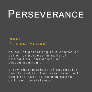 Motivational Word: Perseverance T-Shirt