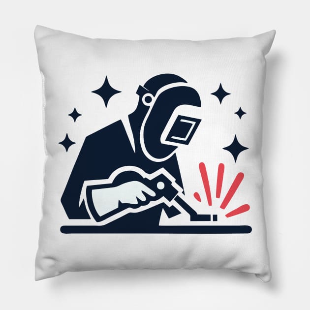 welder Pillow by artoriaa