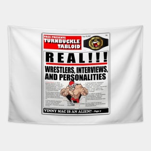 Turnbuckle Tabloid Comic News Tapestry