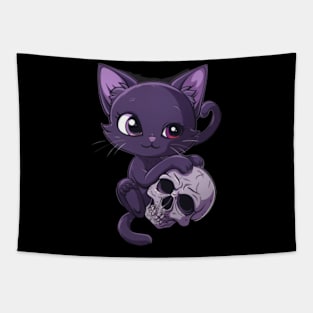 Cat Skull Fashion Tapestry