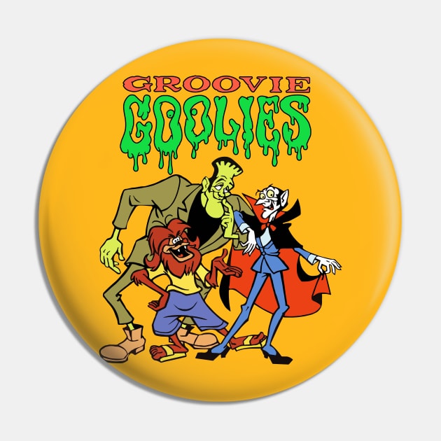 Groovie Ghoulies Pin by HellraiserDesigns