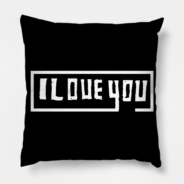 I LOVE YOU Pillow by HAIFAHARIS