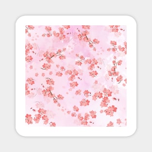 Cherry Flower 1 (spring floral pattern) Magnet