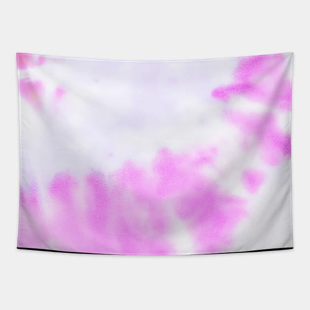 Tie Dye Candy Floss Pink Tapestry by Live Together