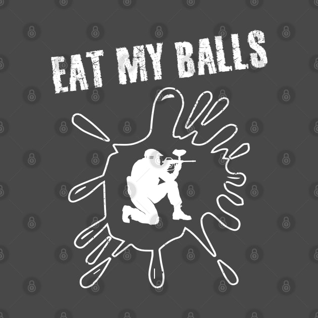 Eat my Balls Paintball Design by PlimPlom