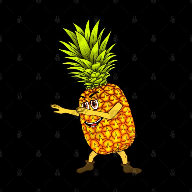 Pineapple dabbing pineapple lover cute pineapple by Artardishop