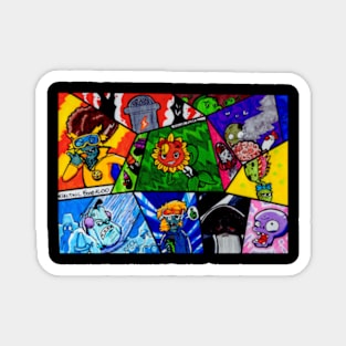 Plants vs. Zombies bang 6 Magnet