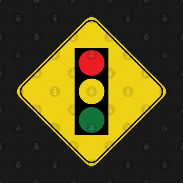 Caution Road Sign Traffic Light by shanestillz