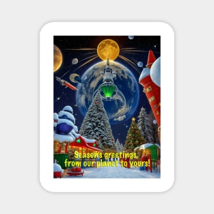 Christmas Greetings Magnet