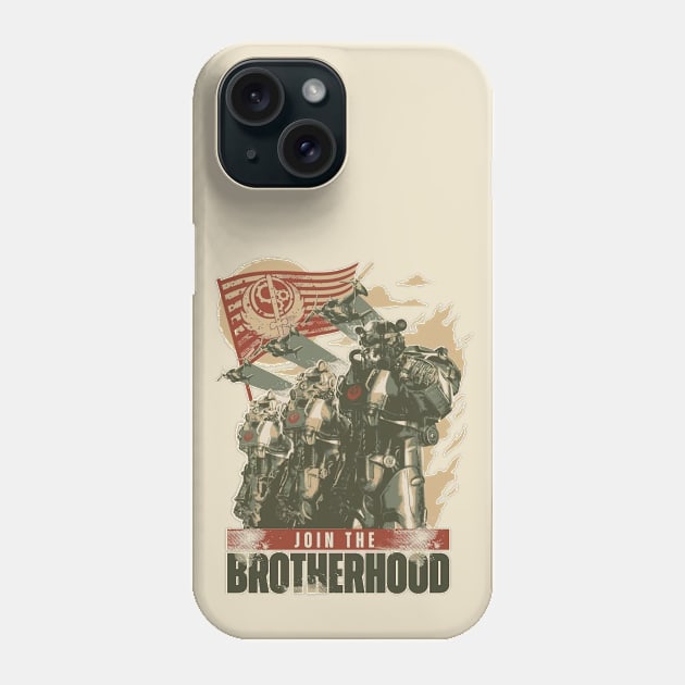 JOIN THE BROTHERHOOD Phone Case by thedeuce