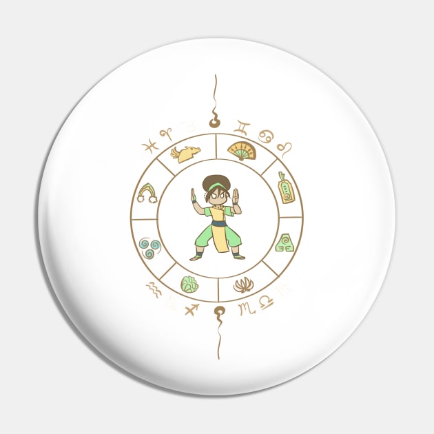 Astrolabe Toph Pin by johannamation