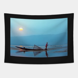 Inle Dawn. Tapestry