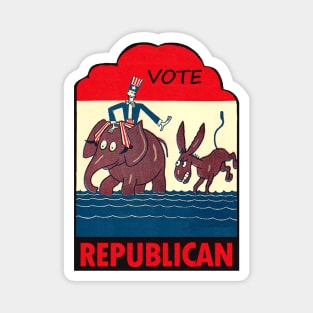 American Vote Republican Vintage Magnet