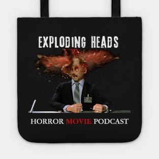 Exploding Heads Horror Movie Podcast Transparent Design #1 Tote