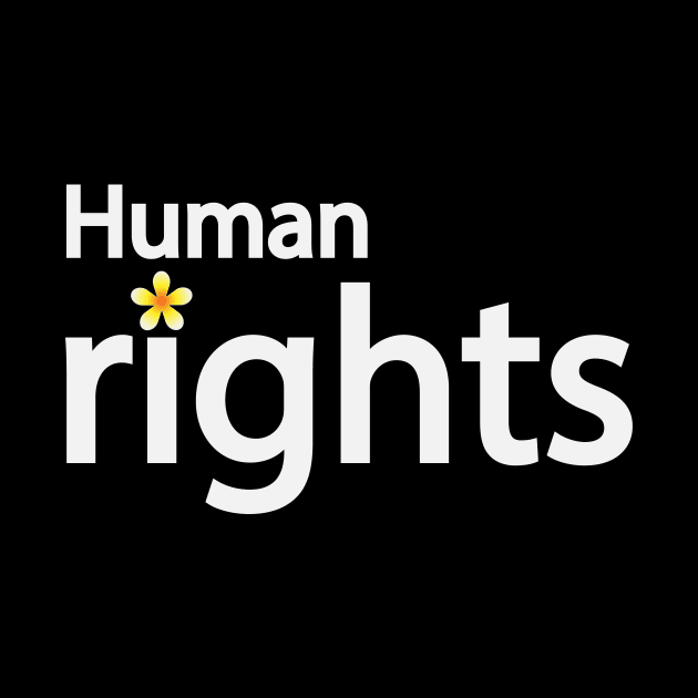 Human rights typography design by CRE4T1V1TY