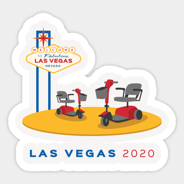 Scooters in Las Vegas 2020 - Las Vegas - Sticker