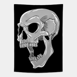 Grey Skull Tapestry