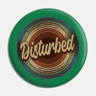 Disturbed Vintage Vinyl Pin