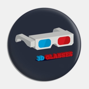 3D Glasses Pin