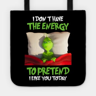 Funny Grinch Christmas Grinch Funny Gift Grinchmas Grinch Lovers Tote