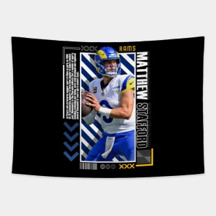 Matthew Stafford Paper Poster Version 10 Tapestry