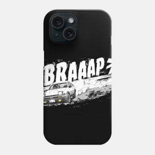 Initial D - Mountain Drift Racing Takumi Fujiwara's Toyota AE86 braap Phone Case