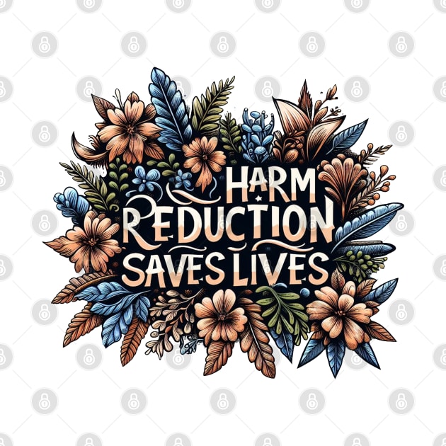 Harm Reduction Saves Lives -  Lifesaving Approach by ZaikyArt