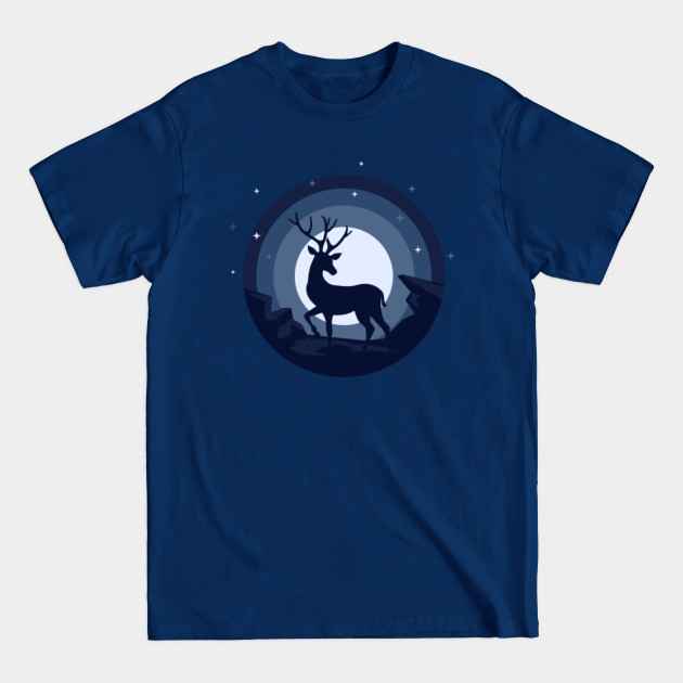 Disover Dark Deer - Deer - T-Shirt