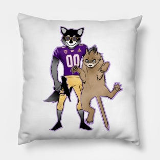 Huskies vs Cougars Pillow