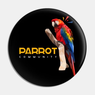 Parrot community Pin