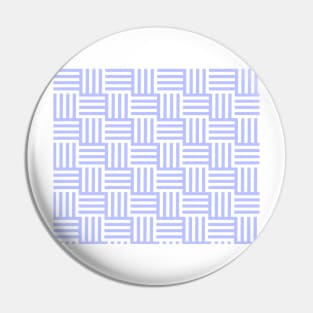 Blue and White Geometric Lines Pin