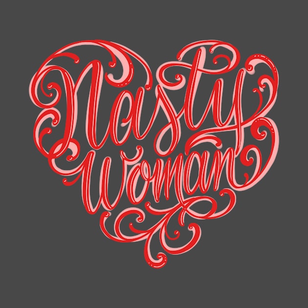Nasty Woman Tattoo T-Shirt by astortz