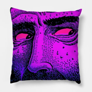 Horror of the Brain-Bats (psych) Pillow