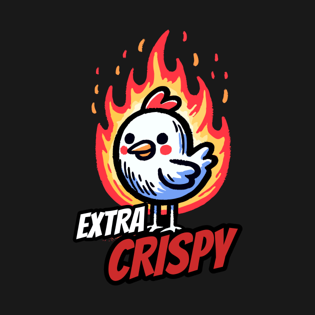 Extra Crispy Hot Chicken by DoodleDashDesigns