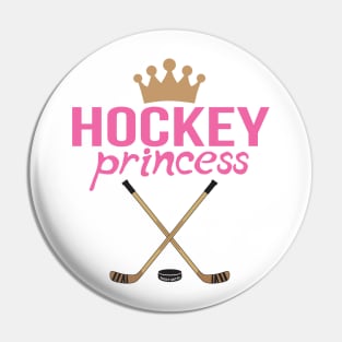 Hockey Princess Pin