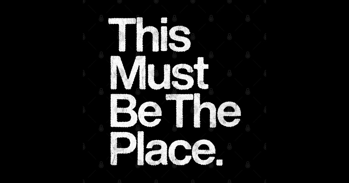 this must be place talking heads