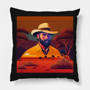 Australian Glazier Painting Pillow