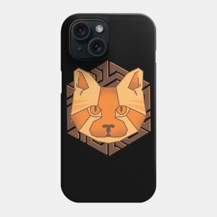 POLYGONAL CAT Phone Case