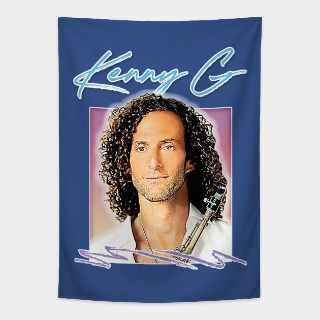 Kenny G / 90s Aesthetic Fan Art Design Tapestry by DankFutura