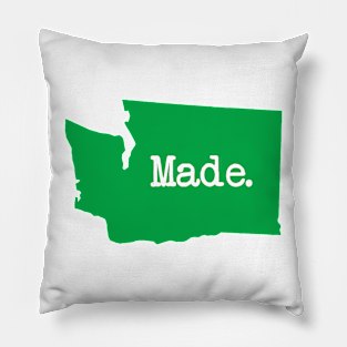 Washington Made WA Green Pillow