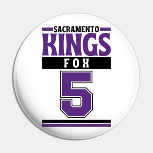 Sacramento Kings Fox 5 Limited Edition Pin