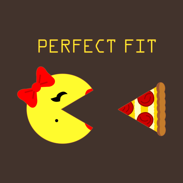 Ms Pacman & Pizza by ChelsieJ22