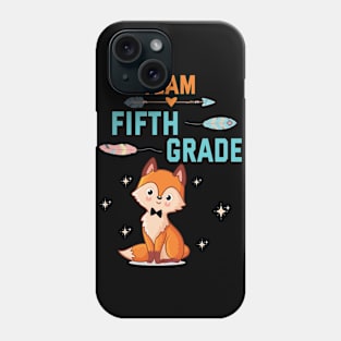 Fox Student Teacher Happy Back School Day Team Fifth Grade Phone Case