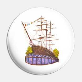 Cutty Sark Ship Pin