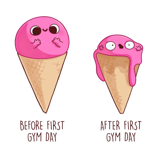 Before and After First Gym Day (Ice Cream) by Naolito