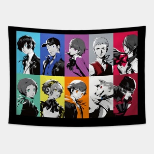 P3R Characters Tapestry