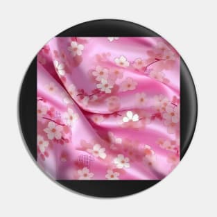 Cherry Blossom Silk: A Soft and Elegant Fabric Pattern for Fashion and Home Decor #3 Pin