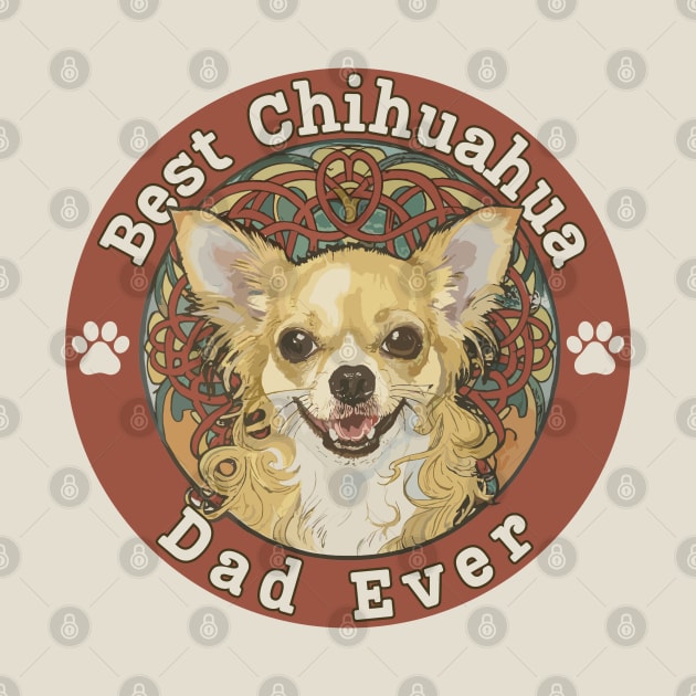 Best Chihuahua Dad Ever - Long Coat by Janickek Design