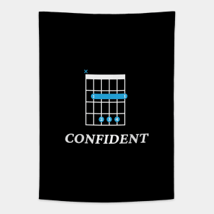 B Confident B Guitar Chord Tab Dark Theme Tapestry